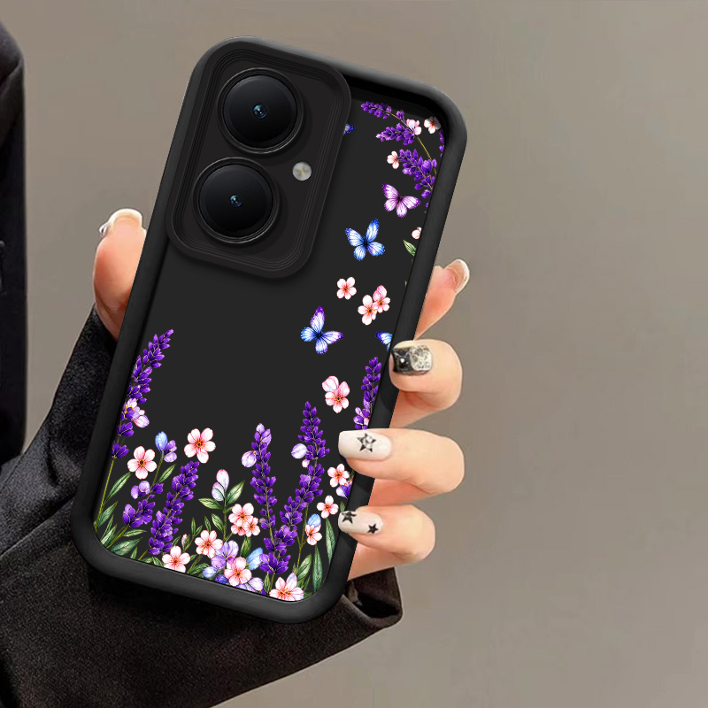 Vivo Y28 - Coque de téléphone à motif papillon