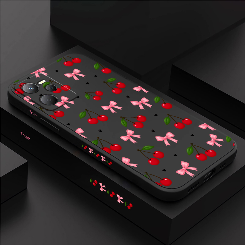 Realme C67 - Coque à motif cerise pour OPPO