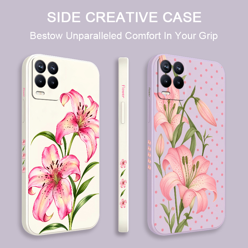 Coque à motifs floraux roses p - Realme Note 50 avis et prix
