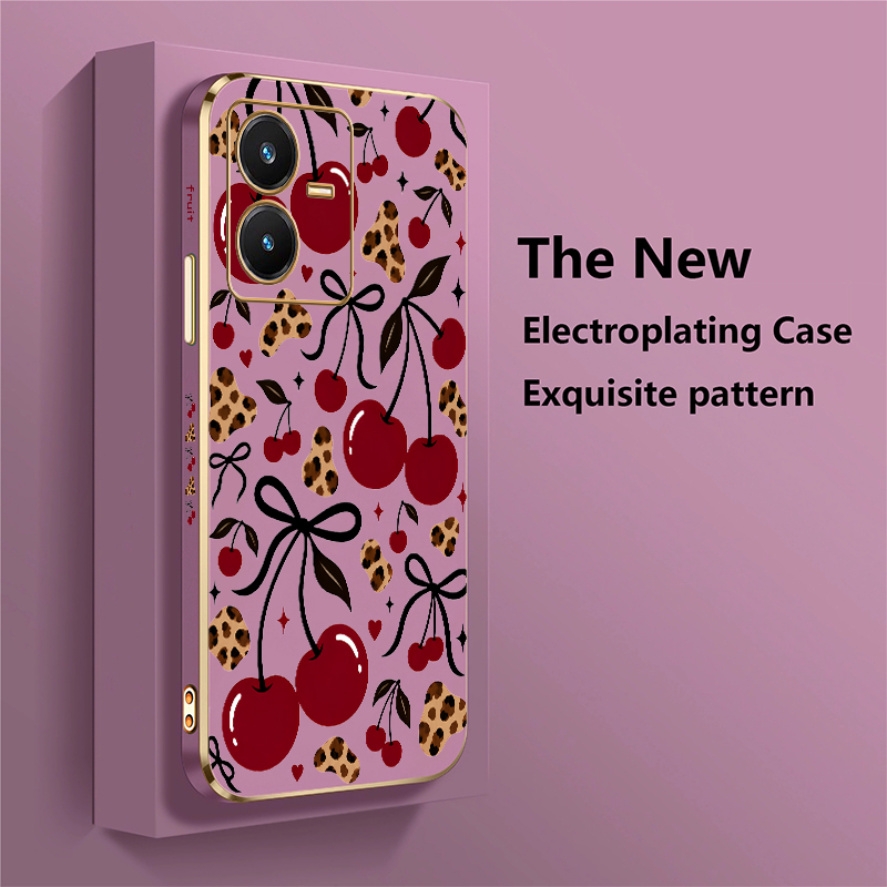 Coque imprimée motif cerise po - Vivo Y28 avis et prix