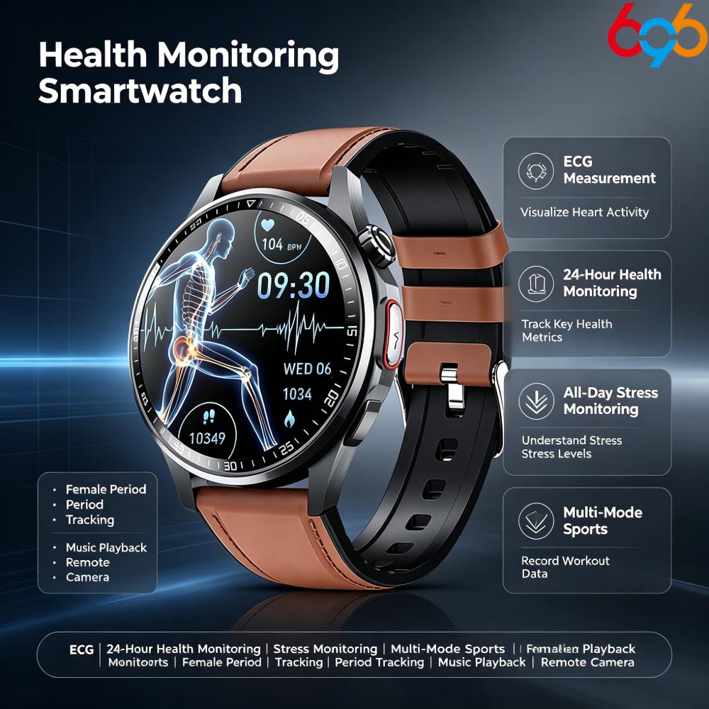 Montre connectée pour hommes e - Fall Detection Watch avis et prix