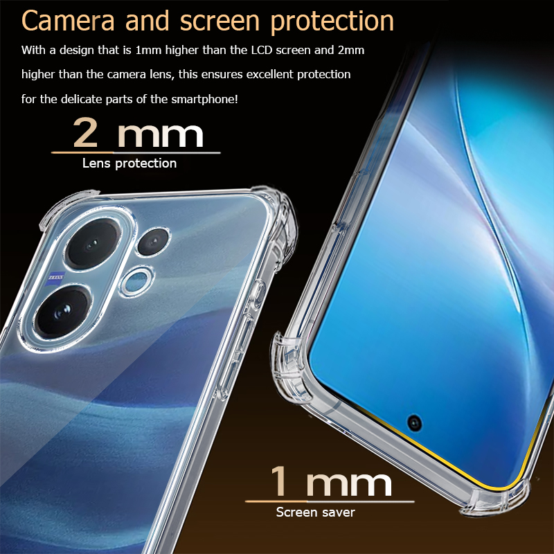 Coque de téléphone transparent - Vivo V40 avis et prix