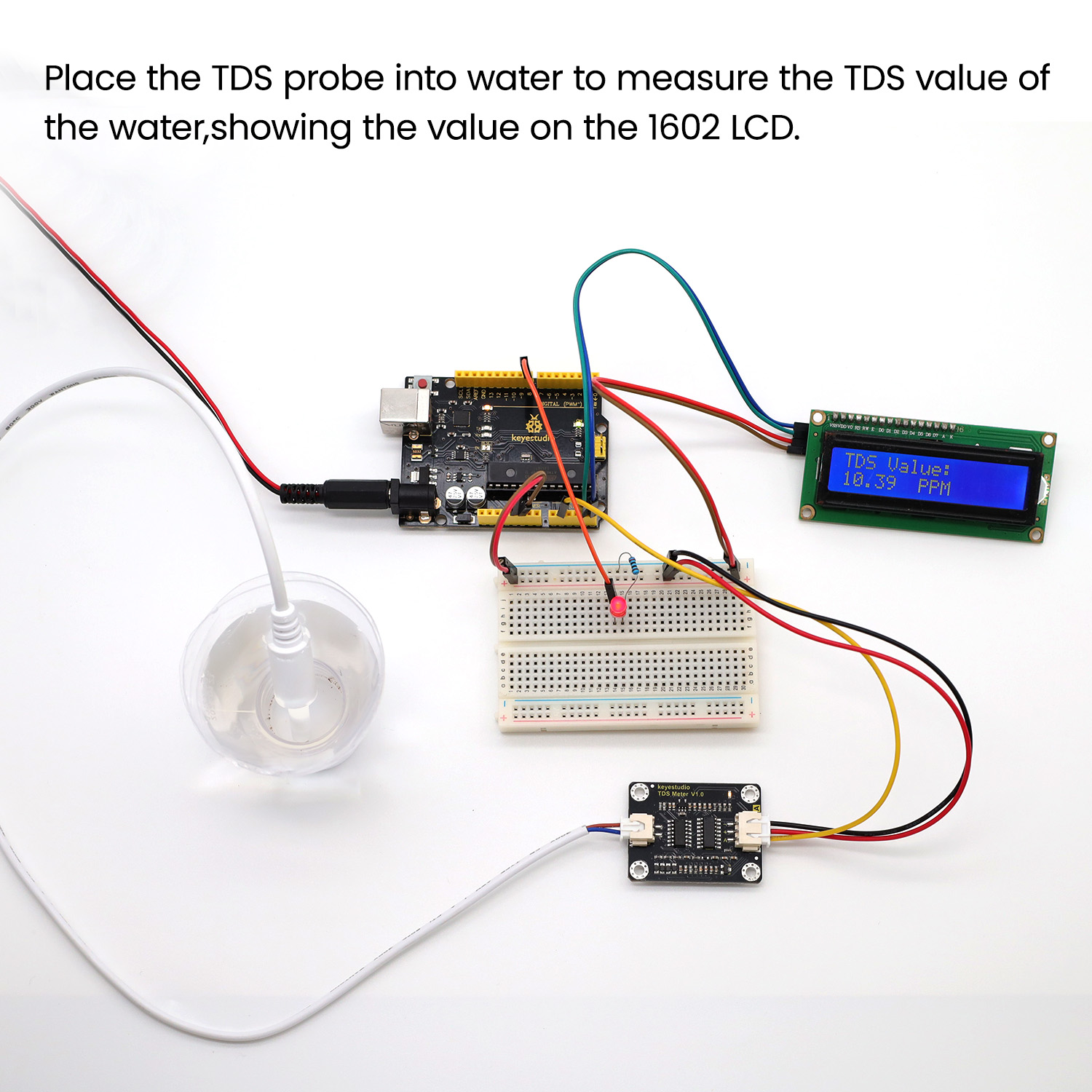 Keyestudio TDS capteur compteu - Hydration Sensor Skin avis et prix
